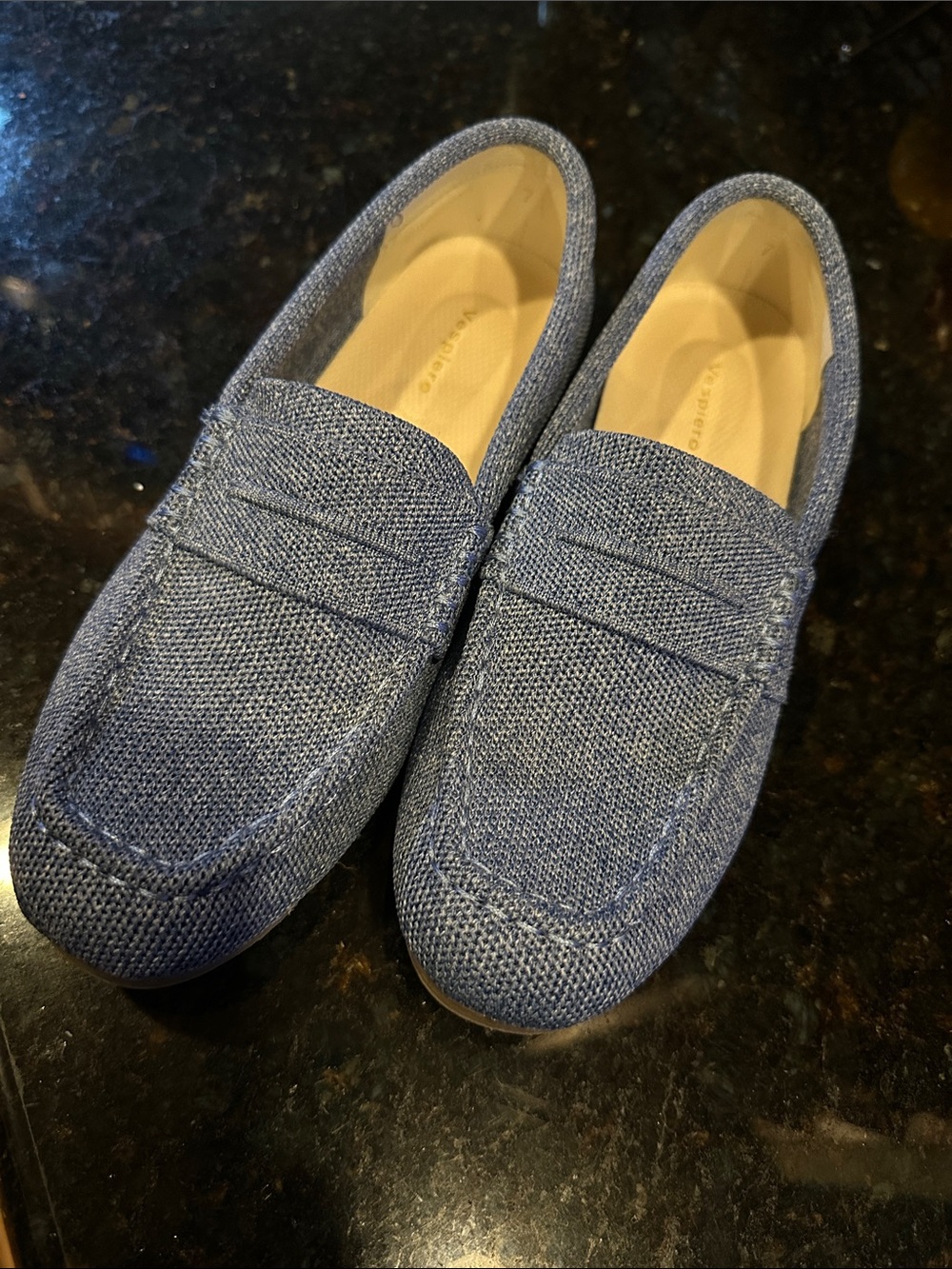 Like new women’s Casual denim fabric Slip-On Loafers. 7